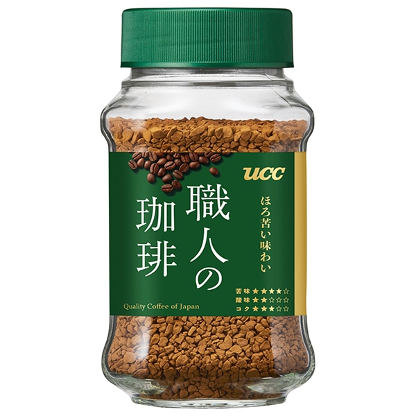UCC 職人の珈琲 ほろ苦い味わい 66g瓶×12本入×(2ケース)