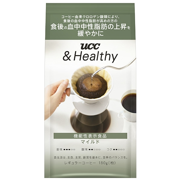 UCC &Healthy マイルド 180g袋×12袋入