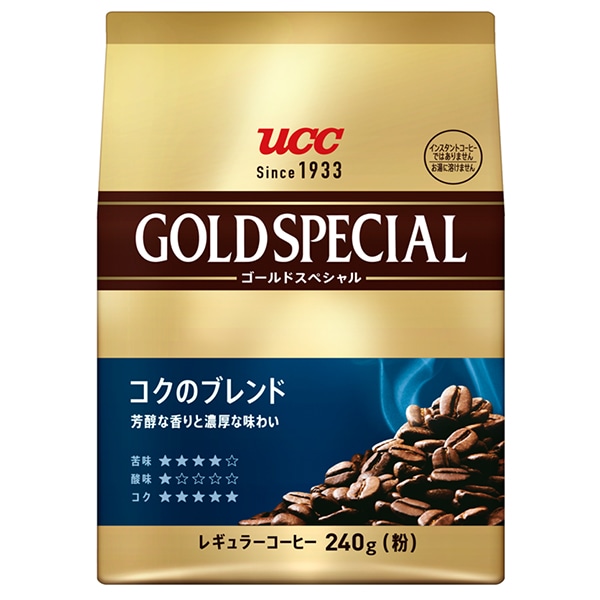UCC ゴールドスペシャル コクのブレンド 240g×12(6×2)袋入