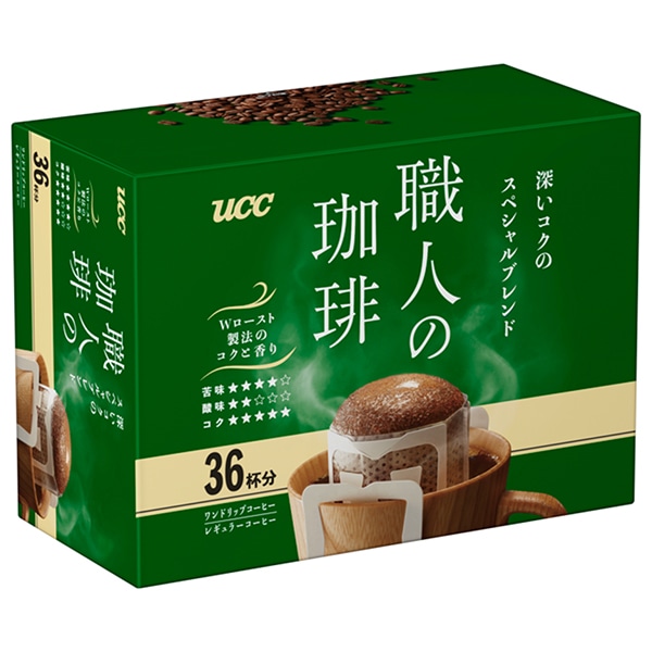 UCC 職人の珈琲 ワンドリップコーヒー 深いコクのスペシャルブレンド (7g×36P)×6箱入×(2ケース)