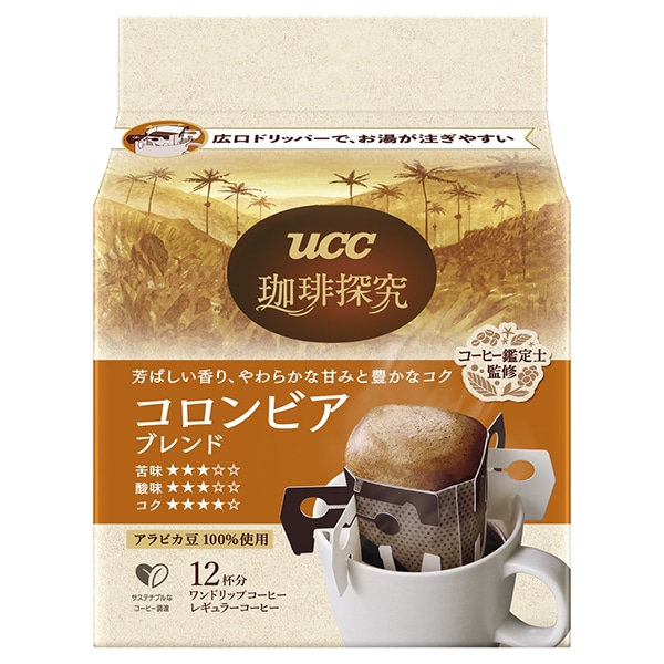 UCC 珈琲探求 ワンドリップコーヒー コロンビアブレンド (10g×12P)×12袋入