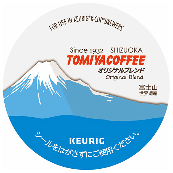 ユニカフェ キューリグ専用カートリッジ K-Cupパック トミヤコーヒー オリジナルブレンド 12P×8箱入×(2ケース)