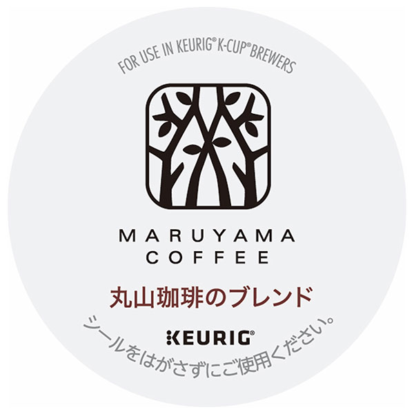 ユニカフェ キューリグ専用カートリッジ K-Cupパック 丸山珈琲のブレンド 12P×8箱入×(2ケース)