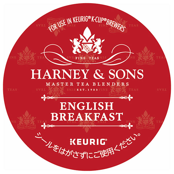 ユニカフェ キューリグ専用カートリッジ K-Cupパック HARNEY & SONS イングリッシュ・ブレックファースト 12P×8箱入