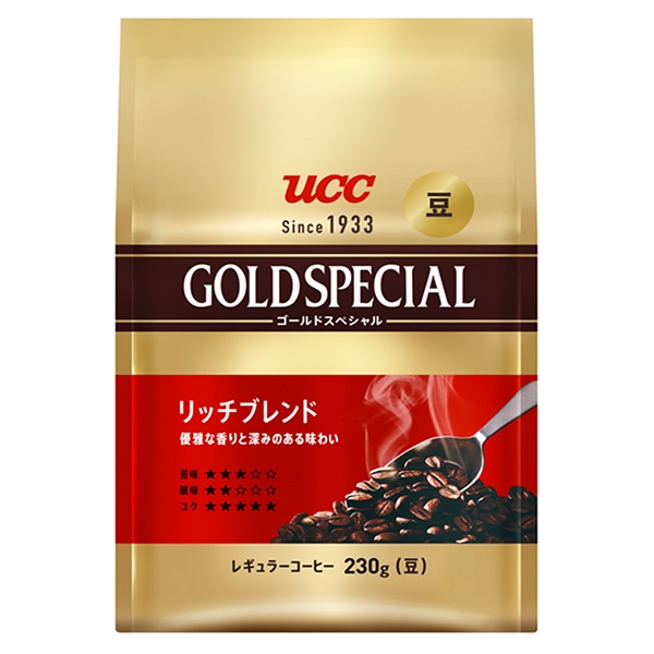 UCC ゴールドスペシャル 炒り豆 リッチブレンド 230g×6袋入