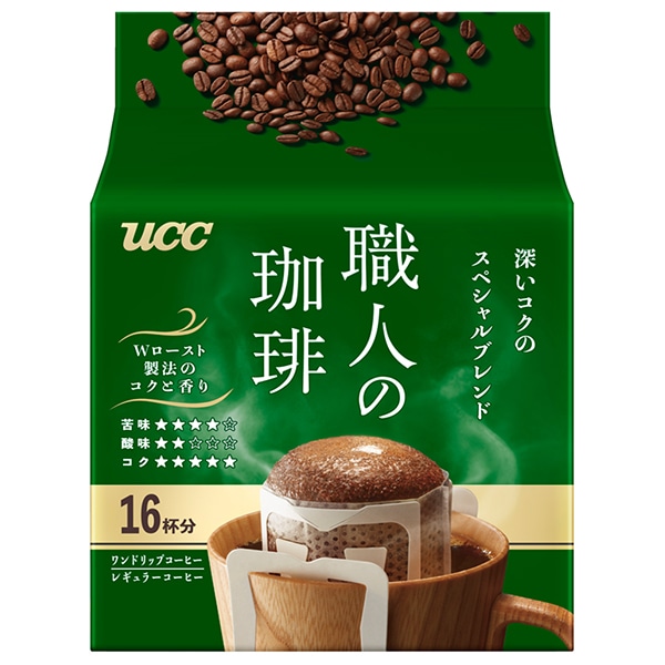 UCC 職人の珈琲 ワンドリップコーヒー 深いコクのスペシャルブレンド (7g×16P)×12袋入×(2ケース)
