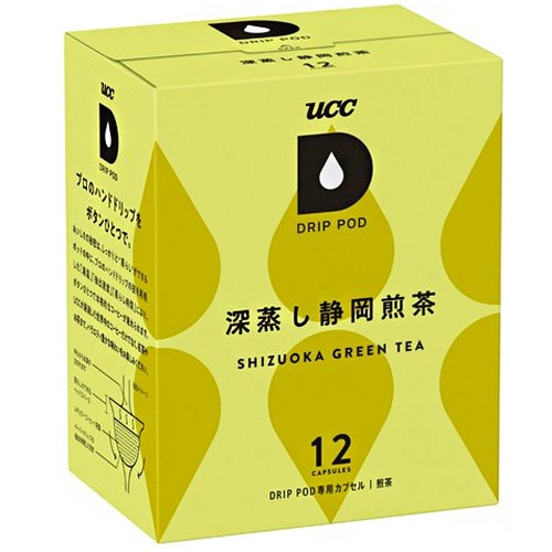UCC DRIP POD(ドリップポッド) 深蒸し静岡煎茶 12P×12箱入