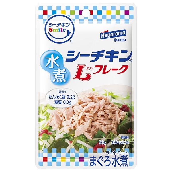 はごろもフーズ シーチキンSmile 水煮Lフレーク 50g×12袋入×(2ケース)