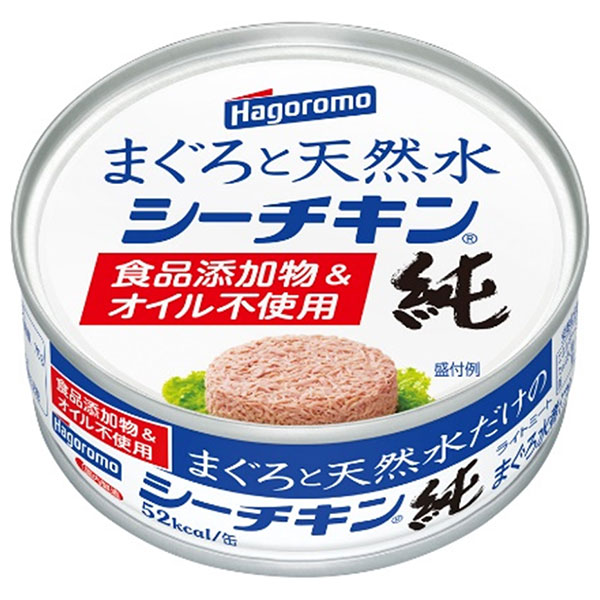 はごろもフーズ まぐろと天然水だけのシーチキン 純 70g缶×24個入