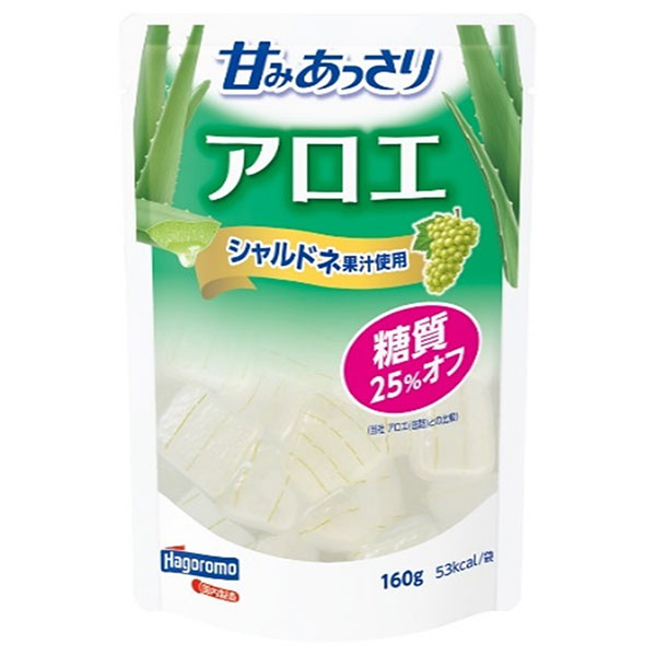 はごろもフーズ 甘みあっさり アロエ 160gパウチ×24袋入×(2ケース)