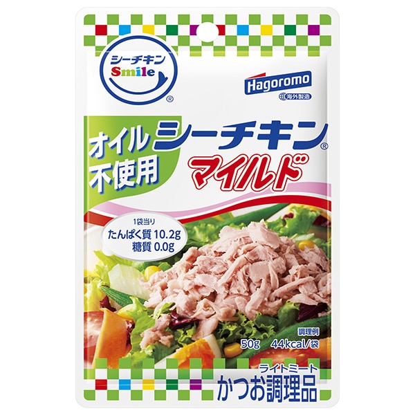 はごろもフーズ シーチキンSmile オイル不使用マイルド 50g×12袋入