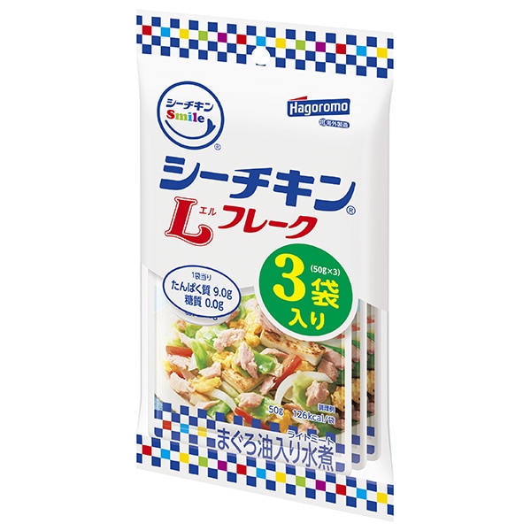 はごろもフーズ シーチキンSmile Lフレーク (50g×3袋)×16袋入