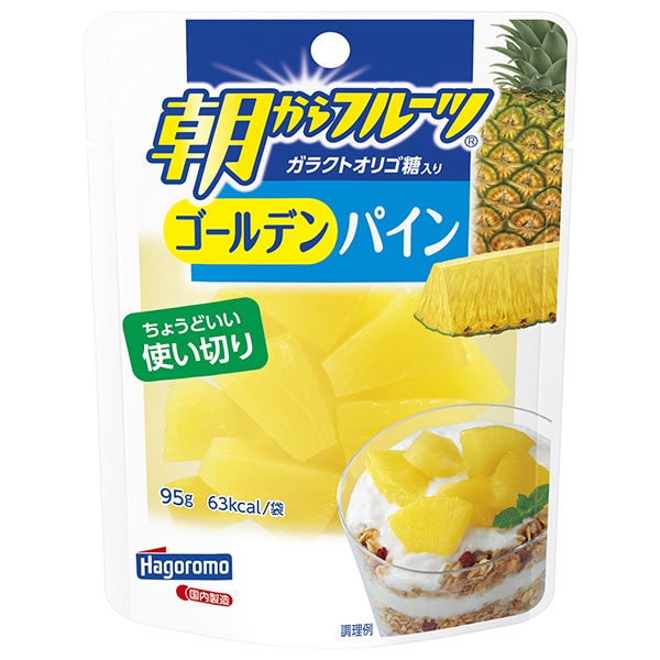 はごろもフーズ 朝からフルーツ ゴールデンパイン 95gパウチ×6袋入