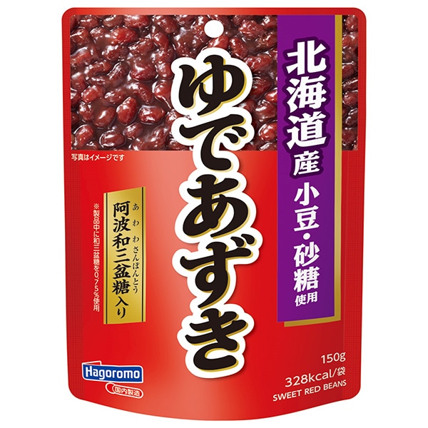 はごろもフーズ つぶッと!ゆであずき 150gパウチ×6個入