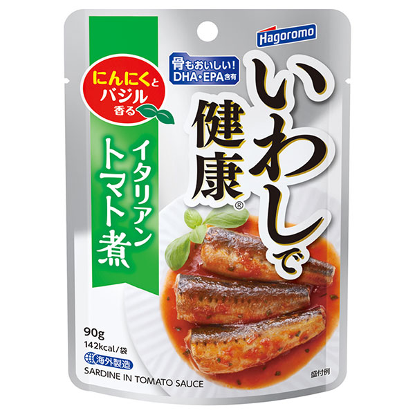 はごろもフーズ いわしで健康 イタリアントマト煮 90gパウチ×12個入