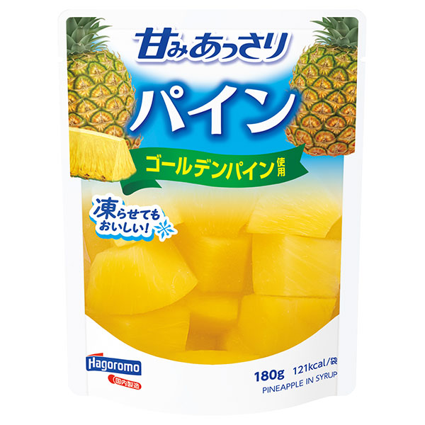 はごろもフーズ 甘みあっさり パイン 180gパウチ×6袋入