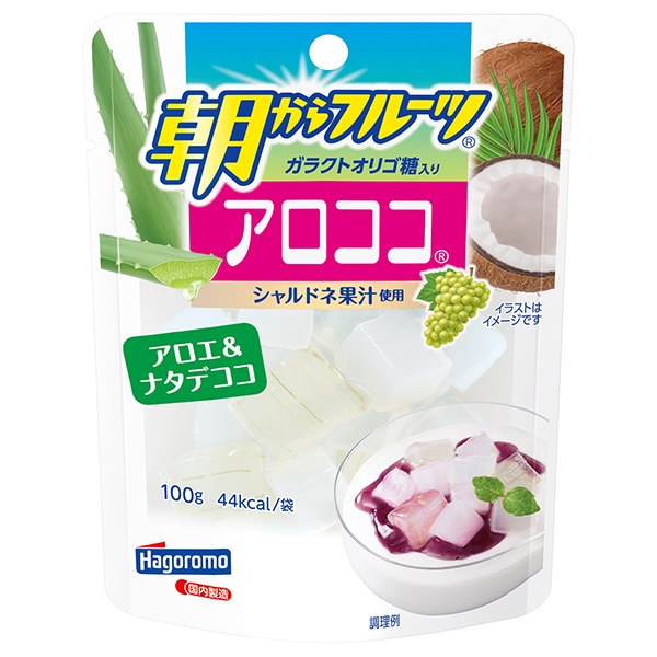 はごろもフーズ 朝からフルーツ アロココ 100g(固形量50g)×6袋入×(2ケース)