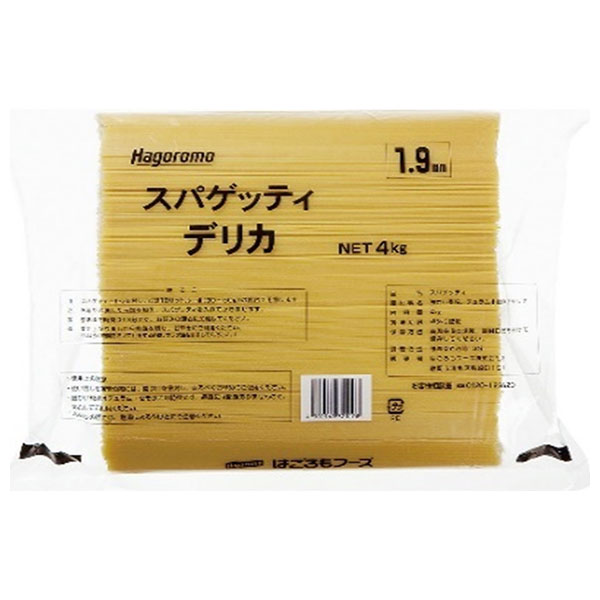はごろもフーズ スパゲッティ デリカ 1.9mm 4kg×4袋入