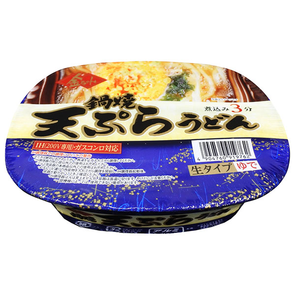 徳島製粉 金ちゃん 鍋焼 天ぷらうどん 217g×12個入