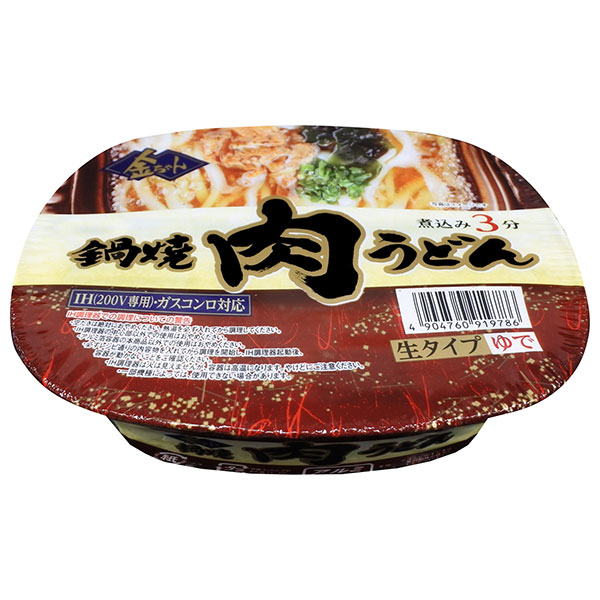 徳島製粉 金ちゃん 鍋焼 肉うどん 212g×12個入