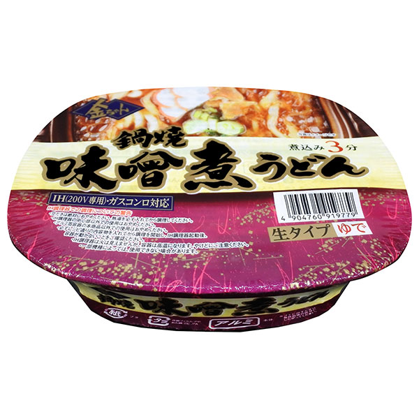 徳島製粉 金ちゃん 鍋焼 味噌煮うどん 215g×12個入