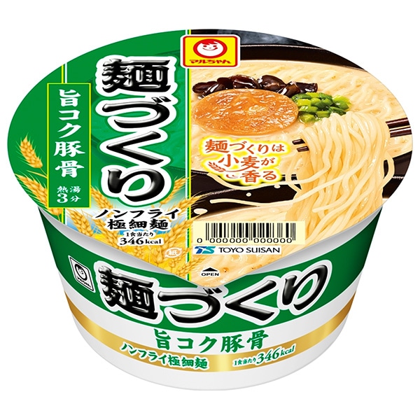 東洋水産 マルちゃん 麺づくり 旨コク豚骨 87g×12個入