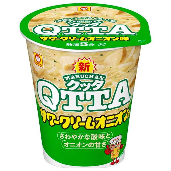 東洋水産 MARUCHAN QTTA(マルチャン クッタ) サワークリームオニオン味 82g×12個入