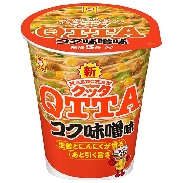 東洋水産 MARUCHAN QTTA(マルチャン クッタ) コク味噌味 82g×12個入
