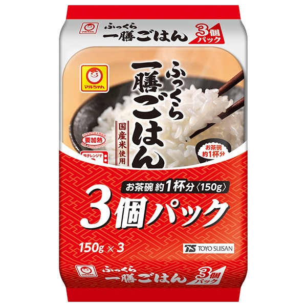 東洋水産 ふっくら一膳ごはん 3個パック (150g×3個)×8個入