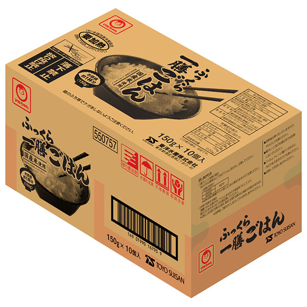 東洋水産 ふっくら一膳ごはん(ケース販売用) (150g×10個)×10個入