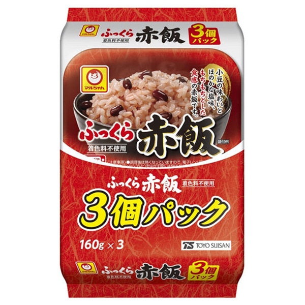 東洋水産 ふっくら赤飯 3個パック (160g×3個)×8個入