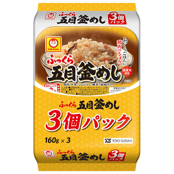 東洋水産 ふっくら 五目釜めし 3個パック (160g×3個)×8個入×(2ケース)