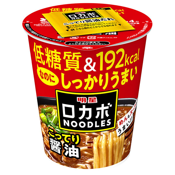 明星食品 ロカボNOODLES こってり醤油 59g×12個入