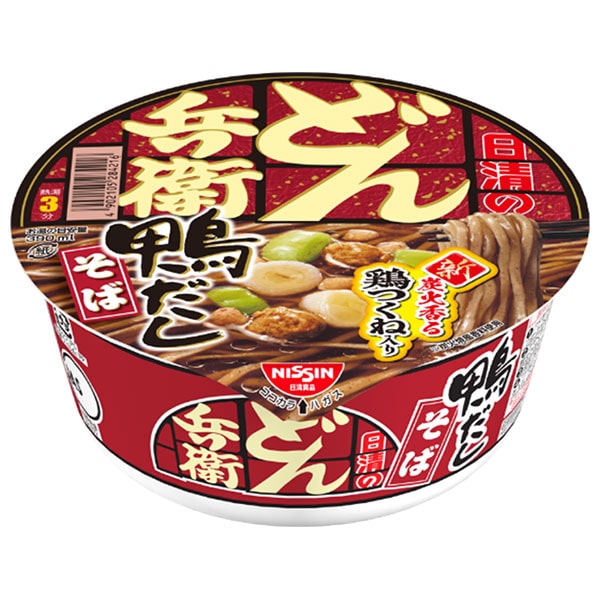 日清食品 日清のどん兵衛 鴨だしそば 104g×12個入