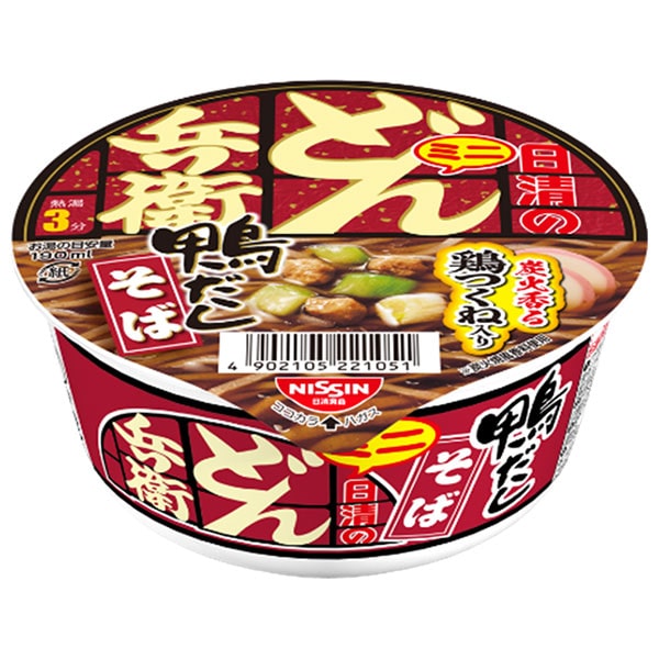 日清食品 日清のどん兵衛 鴨だしそばミニ 46g×24(12×2)個入