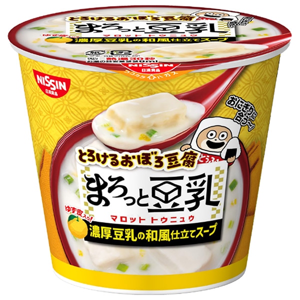 日清食品 とろけるおぼろ豆腐 まろっと豆乳 17g×12(6×2)個入×(2ケース)