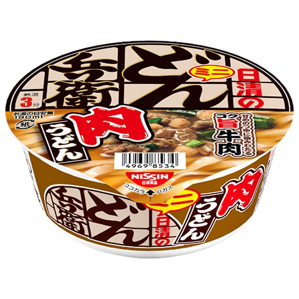 日清食品 日清のどん兵衛 肉うどんミニ 40g×24個入