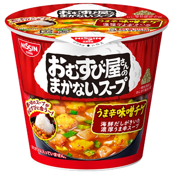 日清食品 おむすび屋さんのまかないスープ うま辛味噌チゲ 13g×12(6×2)個入