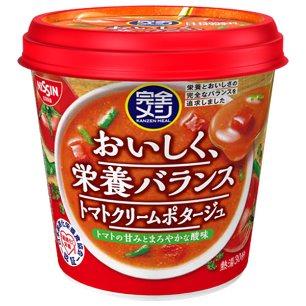 日清食品 完全メシ トマトクリームポタージュ 49g×6個入×(2ケース)