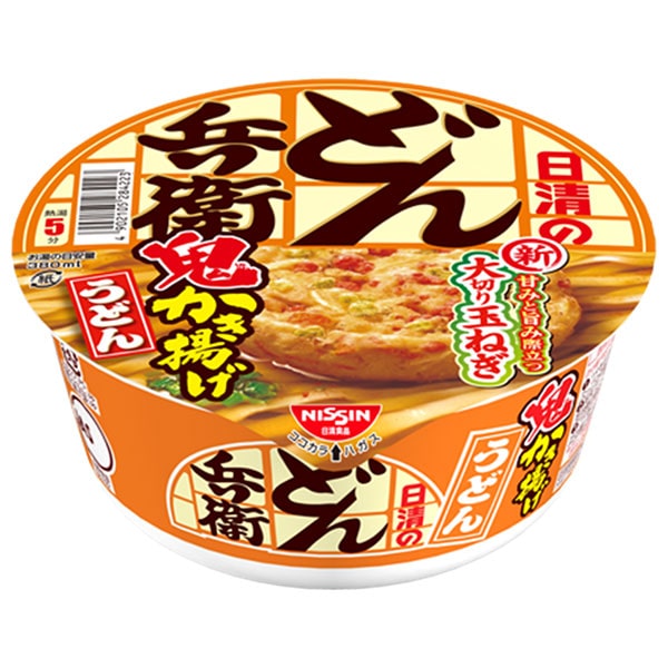 日清食品 日清のどん兵衛 鬼かき揚げうどん 96g×12個入