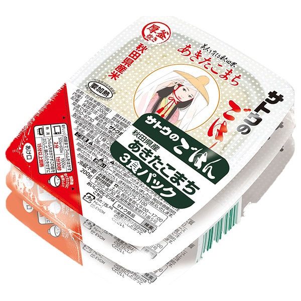 サトウ食品 サトウのごはん 秋田県産あきたこまち 3食セット (200g×3食)×12個入