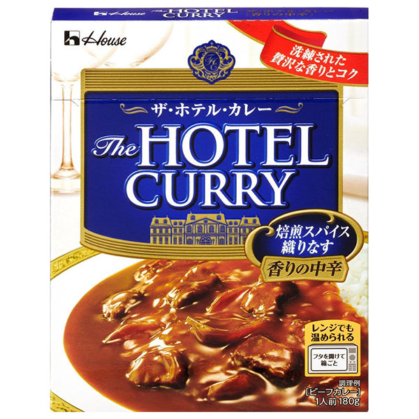 ハウス食品 ザ・ホテル・カレー 香りの中辛 180g×30個入