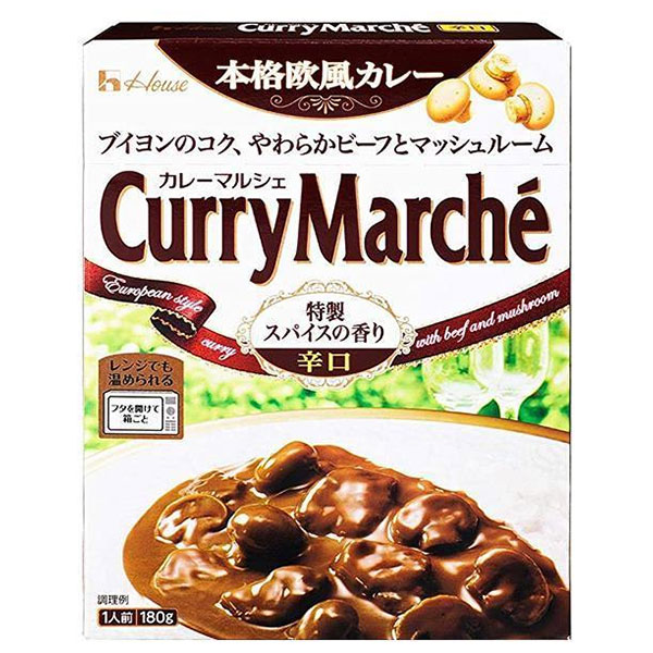 ハウス食品 カレーマルシェ 辛口 180g×30個入