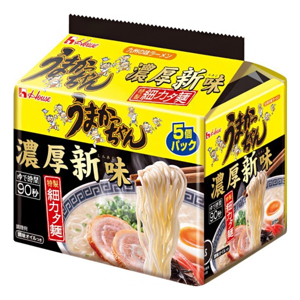 ハウス食品 うまかっちゃん 濃厚新味 5食パック×6個入