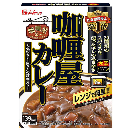 ハウス食品 カリー屋カレー 大辛 180g×30個入×(2ケース)