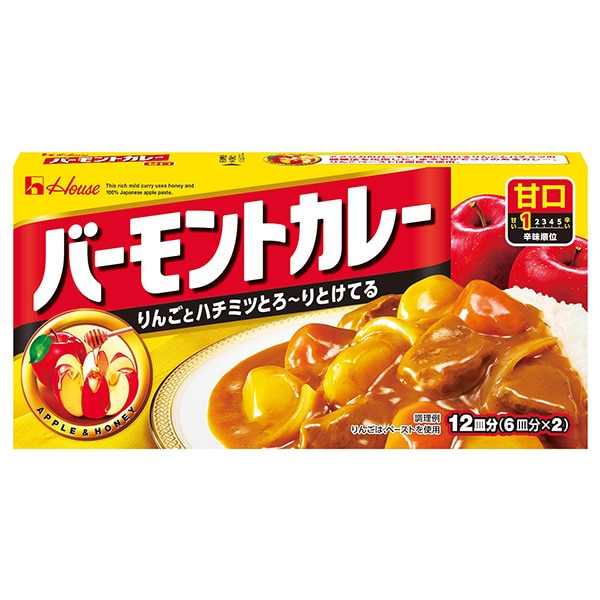 ハウス食品 バーモントカレー 甘口 230g×10個入