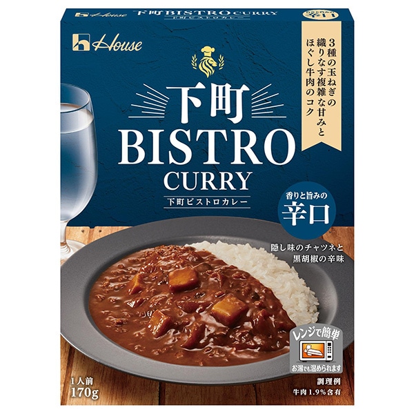 ハウス食品 下町BISTRO CURRY 辛口 170g×30個入×(2ケース)