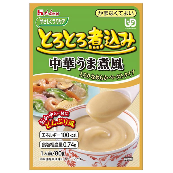 ハウス食品 やさしくラクケア とろとろ煮込み中華うま煮風 80g×40個入