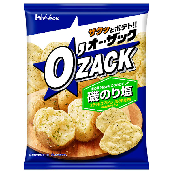 ハウス食品 オー・ザック 磯のり塩味 55g×24袋入