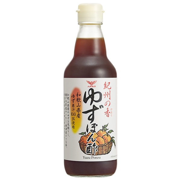 ハグルマ 紀州の香 ゆずぽん酢 360ml瓶×12本入